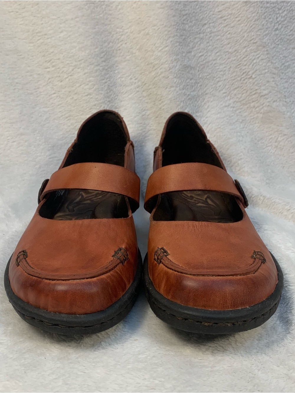 Born Aronica Mary Jane’s Comfort Casual Leather Dress Shoes Size 7.5 - Picture 2 of 10